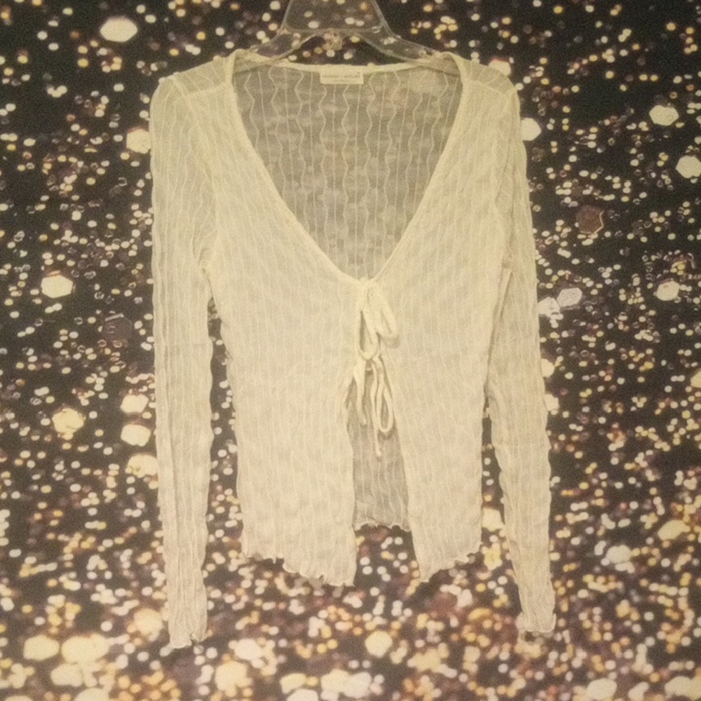 Elegant Cream Women's Top